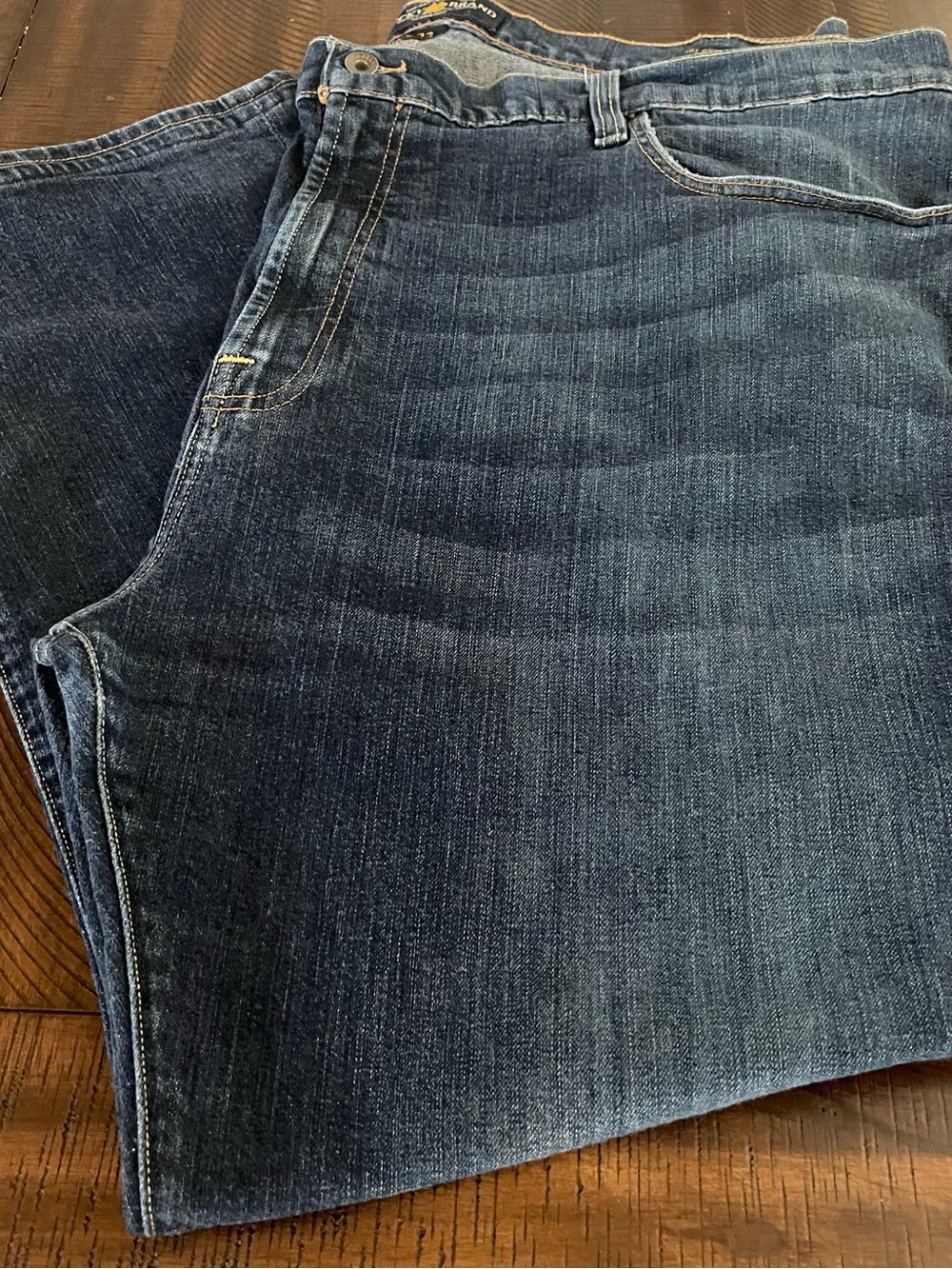 Lucky Brand Men's Straight 181 Dark Relaxed Blue Jeans